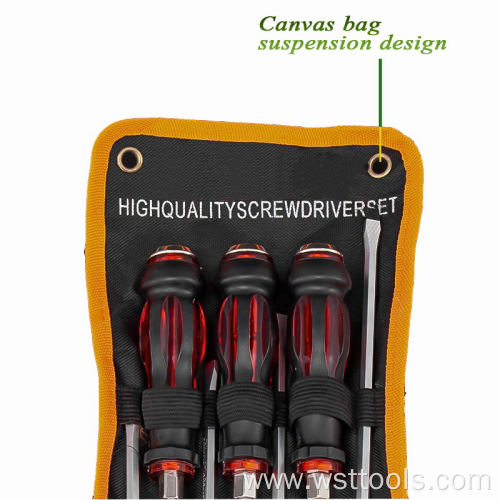 Screwdriver Set with 3Phillips and 4Flat Head Tips